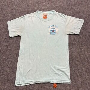 Pirana Joe La Romana Van Graphic T-Shirt Mens Medium‎ Light Blue Short Sleeve